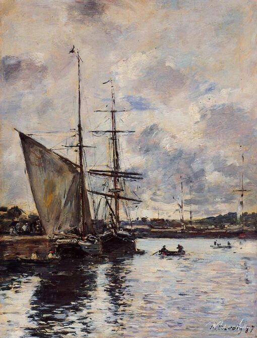 Deauville, o porto – Eugène Boudin Eugène Boudin Master Apollon