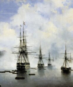 Desembarque da frota de Raïevski em Soubashi, 1839 – Ivan Aïvazovski Ivan Konstantinovich Aivazóvski Master Apollon