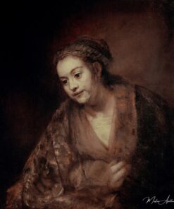 Demi-figura de uma mulher – Rembrandt van Rijn Rembrandt van Rijn Master Apollon