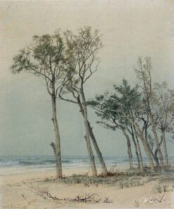 Árvores na Margem de Jersey – William Trost Richards William Trost Richards Master Apollon