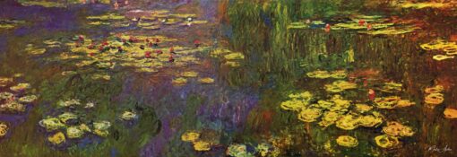 Detalhe dos nenúfares de Monet no Museu da Orangerie em Paris – Claude Monet Claude Monet Master Apollon