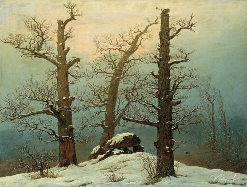 Dolmen sob a neve – Caspar David Friedrich Caspar David Friedrich Master Apollon