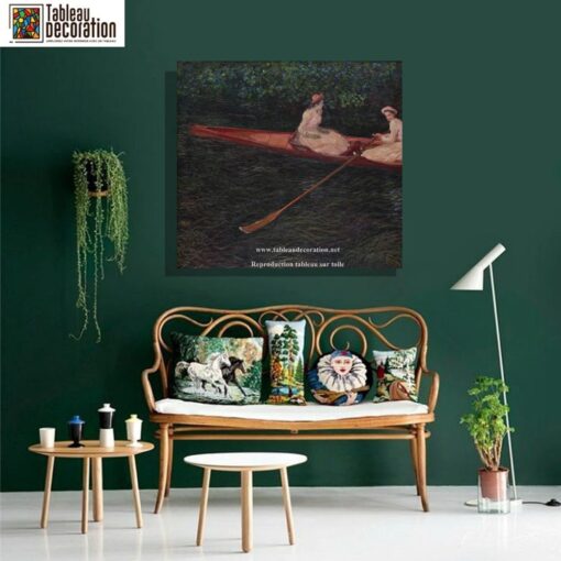 Em canoa no Epte – Quadro de Monet Claude Monet Master Apollon 3