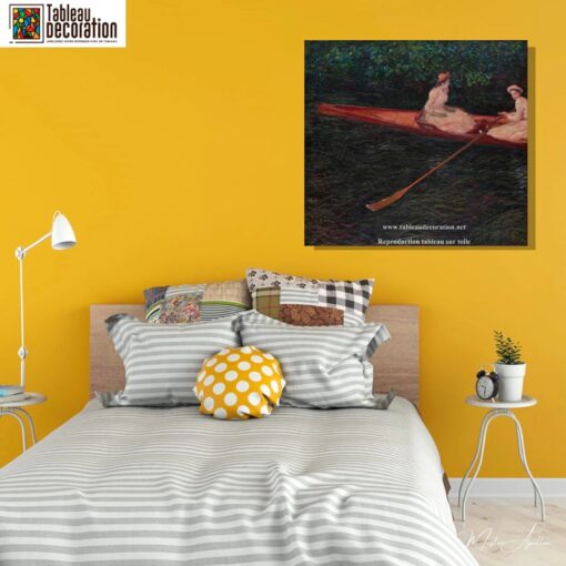 Em canoa no Epte – Quadro de Monet Claude Monet Master Apollon 5