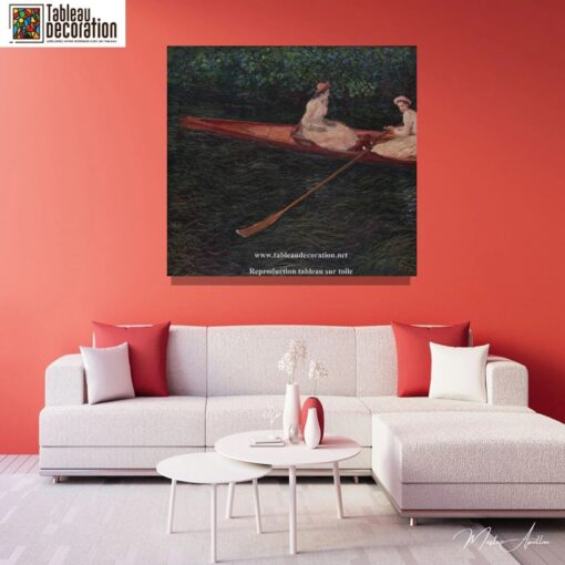 Em canoa no Epte – Quadro de Monet Claude Monet Master Apollon 7