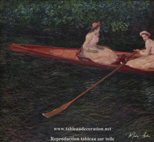 Em canoa no Epte – Quadro de Monet Claude Monet Master Apollon 2