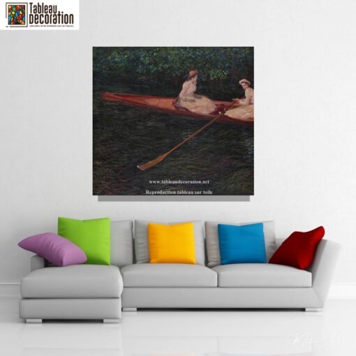 Em canoa no Epte – Quadro de Monet Claude Monet Master Apollon 4