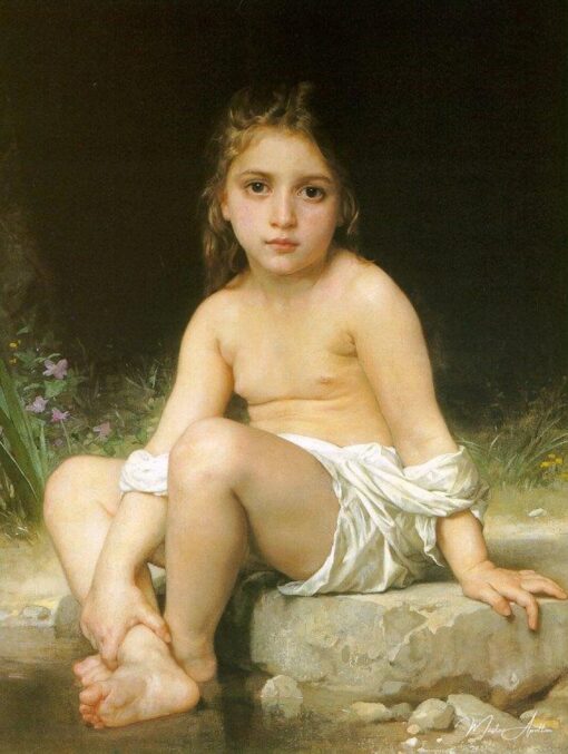 Criança no Banho – William Bouguereau William Bouguereau Master Apollon 2