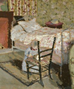 Criança brincando Annette Roussel diante de uma cadeira de madeira – Édouard Vuillard Édouard Vuillard Master Apollon