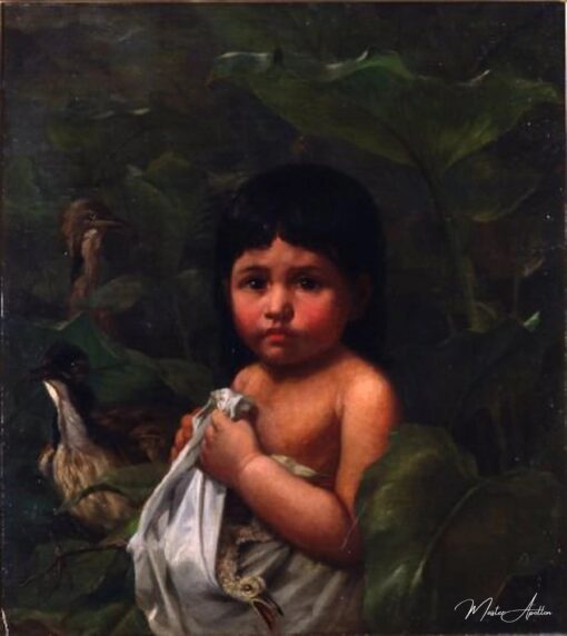 Criança seminole com butor, 1878 – William Holbrook Beard William Holbrook Beard Master Apollon 2