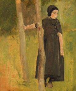 Criança sob árvores – estudo sobre os “crianças brincam” – Max Liebermann Max Liebermann Master Apollon