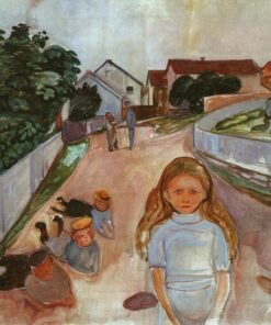 Crianças brincando na rua em Asgardstrand – Edvard Munch Edvard Munch Master Apollon