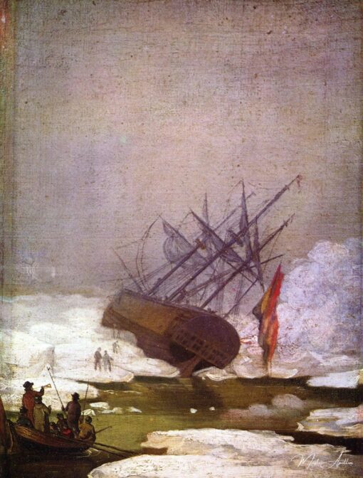 Épave no mar de gelo – Caspar David Friedrich Caspar David Friedrich Master Apollon 2
