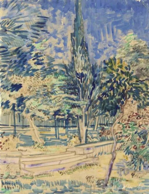 Escada no jardim do asilo – Van Gogh Vincent Van Gogh Master Apollon 2