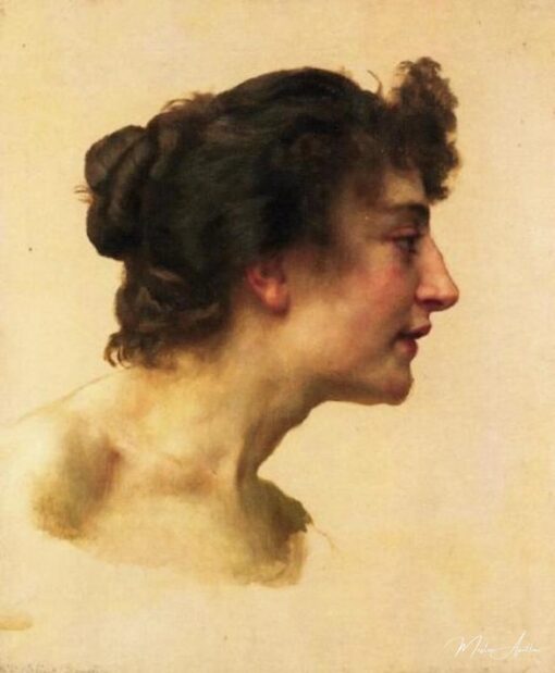 Estudo da Cabeça de Elize – William Bouguereau William Bouguereau Master Apollon 2