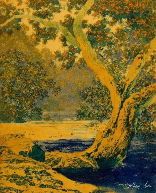 Estudo para Autumn Brook – Maxfield Parrish Maxfield Parrish Master Apollon 2