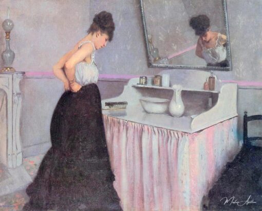 Mulher em seu toalete – Caillebotte Gustave Caillebotte Master Apollon 2