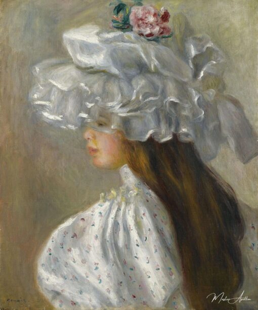 Mulher com chapéu branco – Pierre-Auguste Renoir Pierre-Auguste Renoir Master Apollon 2