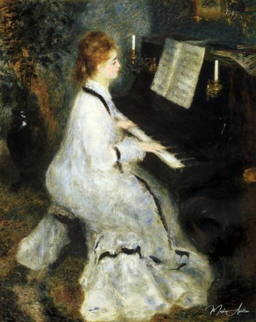 Mulher ao Piano – Pierre-Auguste Renoir Pierre-Auguste Renoir Master Apollon 2