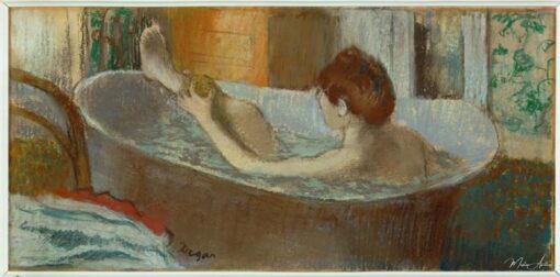 Mulher em seu banho se esponjando a perna – Edgar Degas Edgar Degas Master Apollon 2