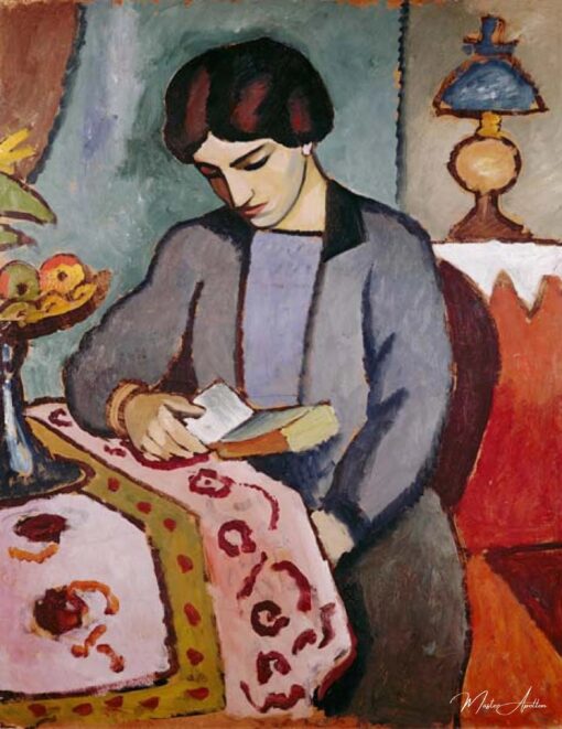 Mulher do artista (estudo sobre um retrato) – August Macke August Macke Master Apollon 2