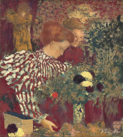 Mulher em vestido listrado – Édouard Vuillard Édouard Vuillard Master Apollon