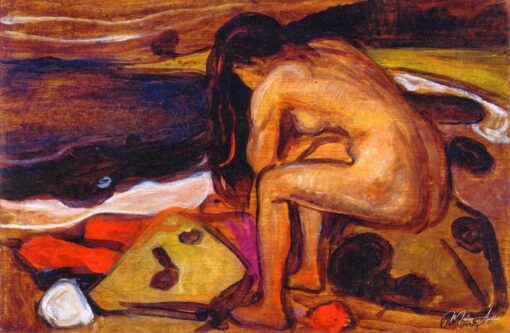 Mulher nua na praia – Edvard Munch Edvard Munch Master Apollon 2
