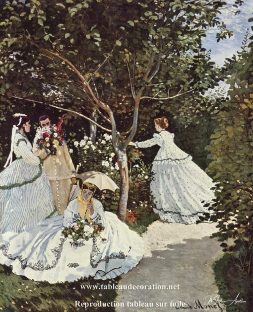 Mulheres no Jardim – Claude Monet Claude Monet Master Apollon 2