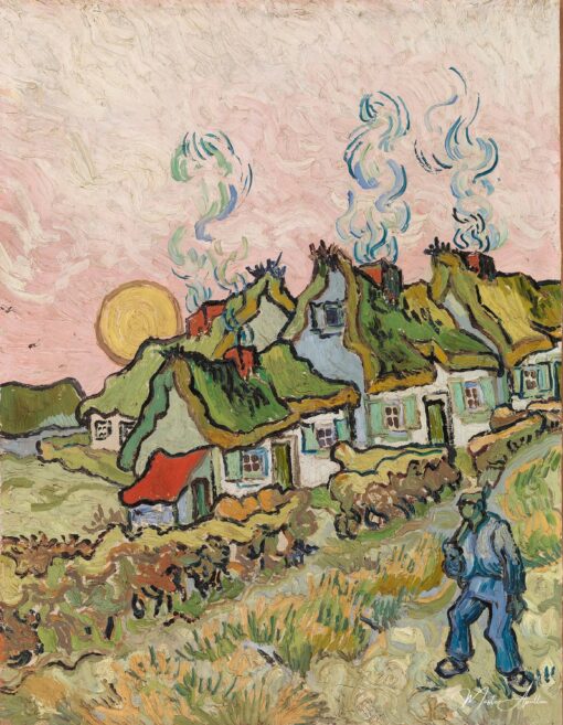 Fazenda ao pôr do sol – Van Gogh Vincent Van Gogh Master Apollon 2