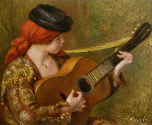 Menina com uma guitarra – Pierre-Auguste Renoir Pierre-Auguste Renoir Master Apollon 2
