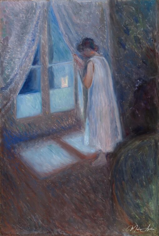 Menina olhando pela janela – Edvard Munch Edvard Munch Master Apollon 2
