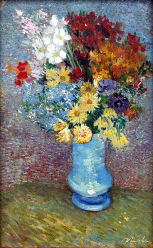 Flores no vaso azul – Van Gogh Vincent Van Gogh Master Apollon