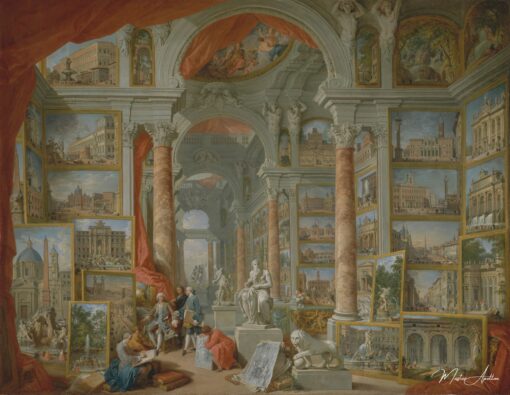 Galeria de vistas da Roma moderna – Giovanni Paolo Panini Giovanni Paolo Panini Master Apollon