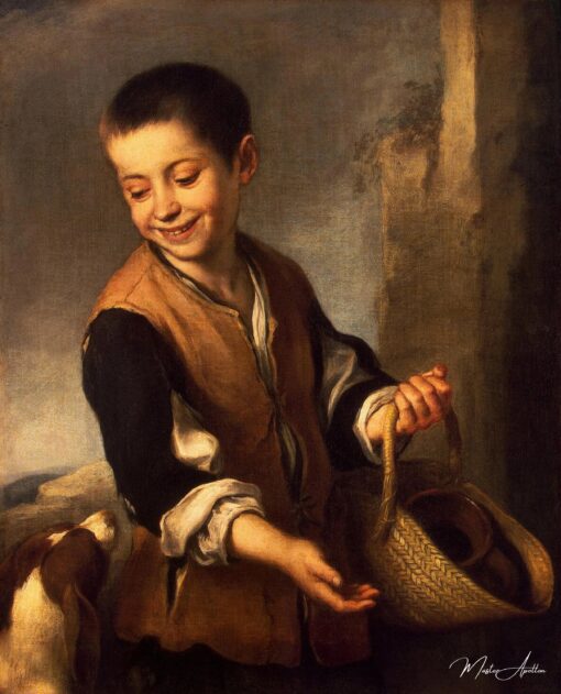 Garoto com um cachorro – Bartolomé Esteban Murillo Bartolomé Esteban Murillo Master Apollon 2