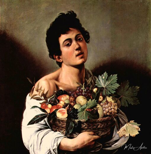 Garçom com um cesto de frutas – Caravaggio Caravaggio Master Apollon