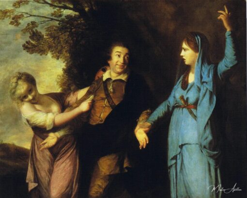 Garrick entre a tragédia e a comédia – Joshua Reynolds Joshua Reynolds Master Apollon 2