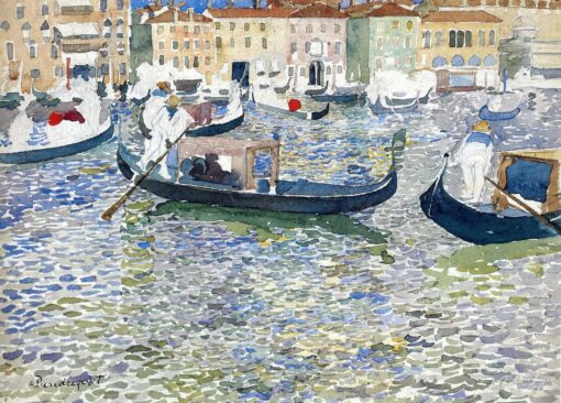 Grande Canal, Veneza – Maurice Prendergast Maurice Prendergast Master Apollon 2