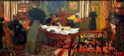 Grande interior com seis personagens Kunsthaus, Zurique – Édouard Vuillard Édouard Vuillard Master Apollon