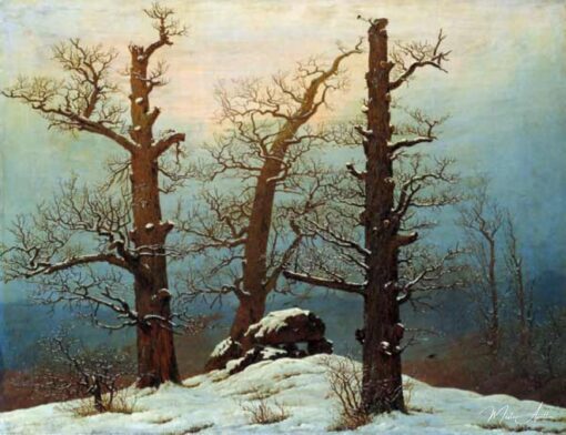 Huenengrab na neve – Caspar David Friedrich Caspar David Friedrich Master Apollon