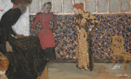 Interior, três mulheres em conversa – Édouard Vuillard Édouard Vuillard Master Apollon