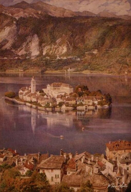 Isola San Giulio, lago d’Orta – Edward Poynter Edward Poynter Master Apollon