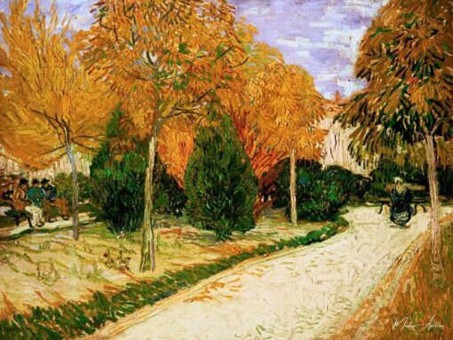 Jardim de Outono – Van Gogh Vincent Van Gogh Master Apollon