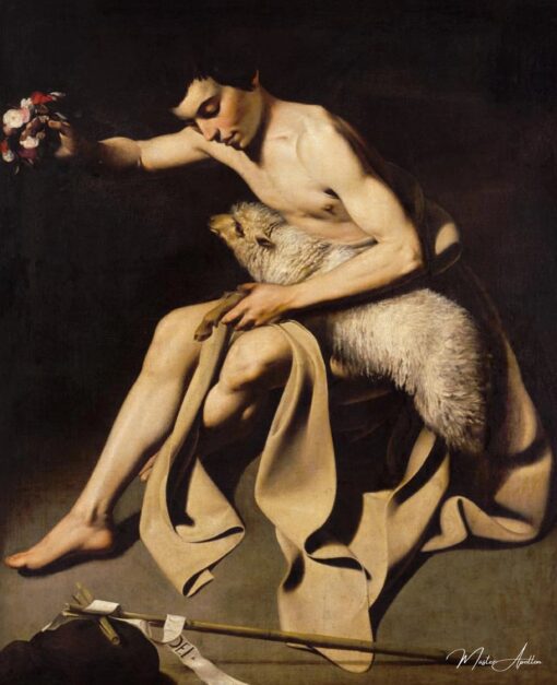 Jean Baptiste, sem esforço com o cordeiro – Caravaggio Caravaggio Master Apollon