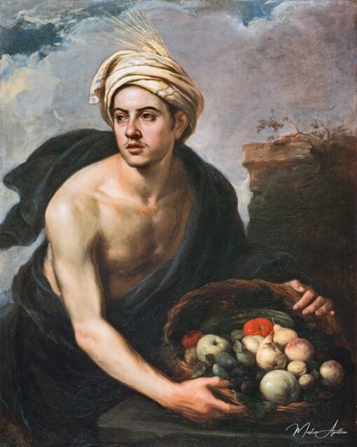 Jovem homem com uma cesta de frutas (personificação do verão) – Bartolomé Esteban Murillo Bartolomé Esteban Murillo Master Apollon 2