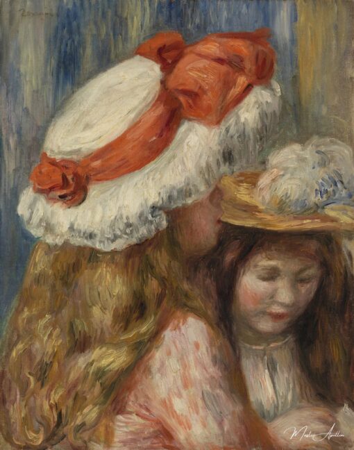 Meninas com Chapéus – Pierre-Auguste Renoir Pierre-Auguste Renoir Master Apollon 2