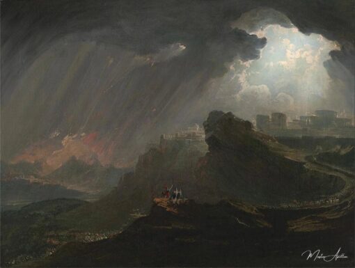 Josué ordenando ao sol que parasse – John Martin John Martin Master Apollon