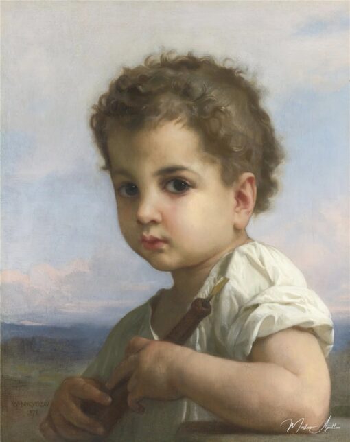 Jogador de flauta – William Bouguereau William Bouguereau Master Apollon