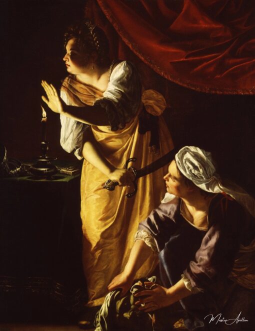 Judite e sua serva com a cabeça de Holofernes – Artemisia Gentileschi Artemisia Gentileschi Master Apollon