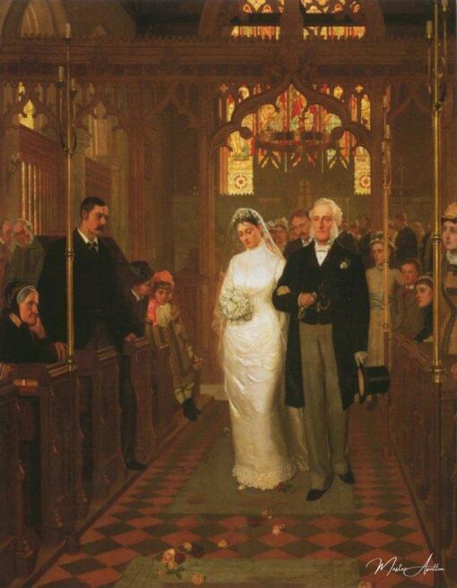 Até que a morte nos separe – Edmund Leighton Edmund Leighton Master Apollon