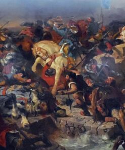 A batalha de Taillebourg, 21 de julho de 1242 – Eugène Delacroix Eugène Delacroix Master Apollon